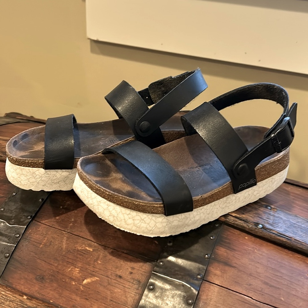 Papillo (Birkenstock) 37 Black Sandals